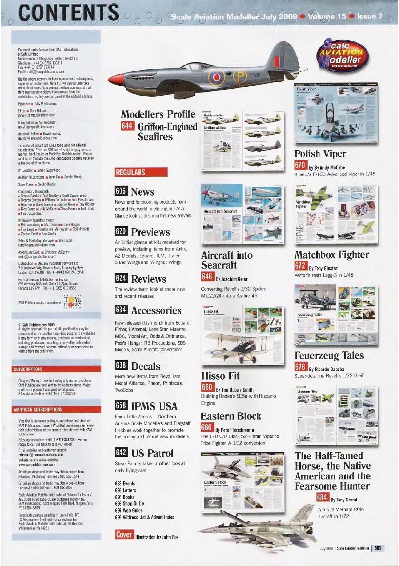 Scale Aviation Modeller International 2009-07